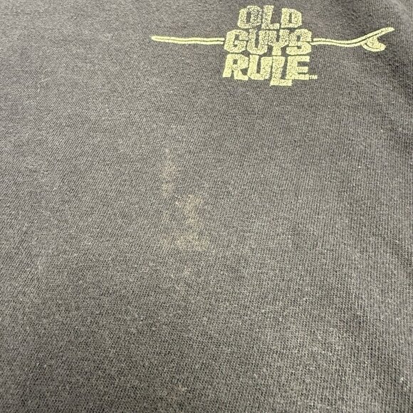 Vintage Old Guys Rule T Shirt Mens 2XL 24x28 Blue Surf Surfing Tee Y2K - Picture 5 of 9